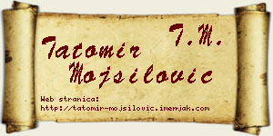 Tatomir Mojsilović vizit kartica